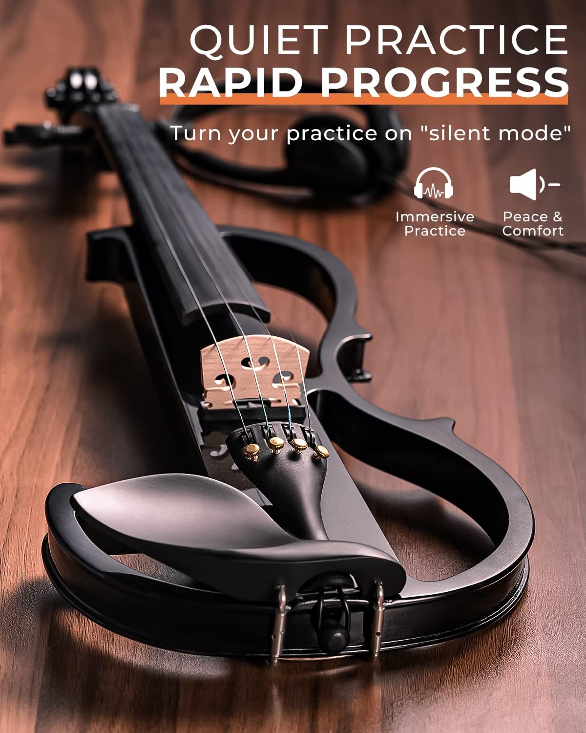 Vangoa Electric Violin Full Size 4/4