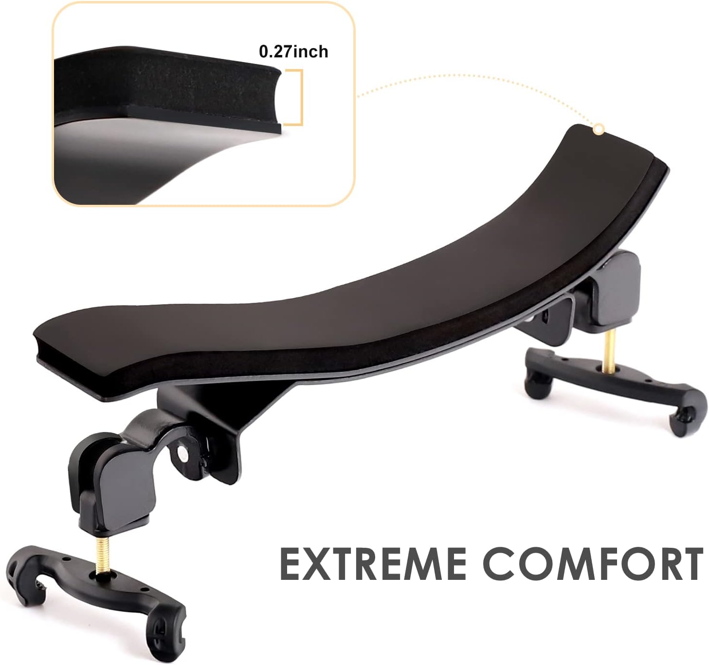SUEWIO Violin Shoulder Rest for 4/4 Size