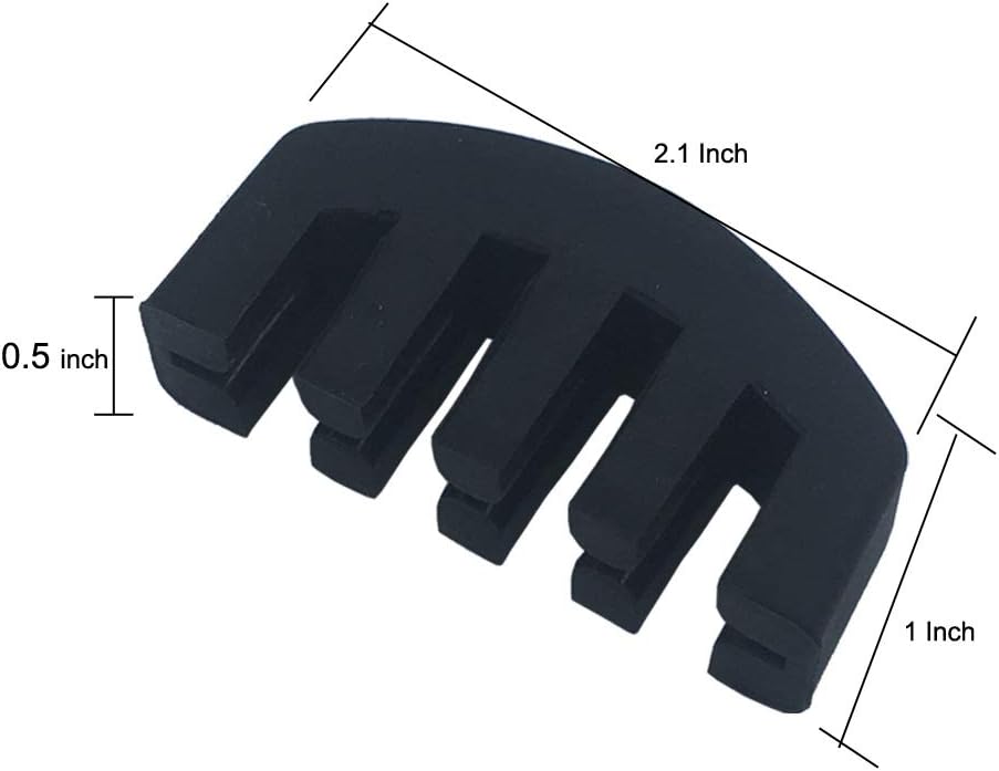 4 PCS Rubber Violin Practice Mute Set